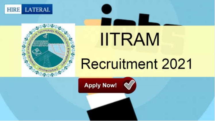 IITRAM Recruitment For Junior Research Fellow Post 2021